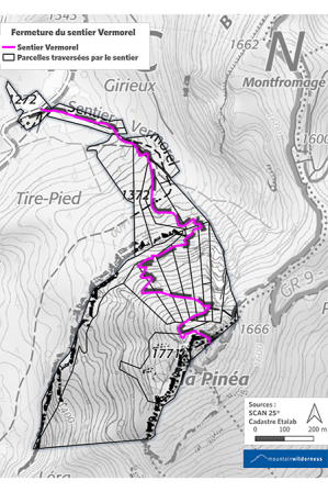 Chartreuse Pinéa interidiction d'accès