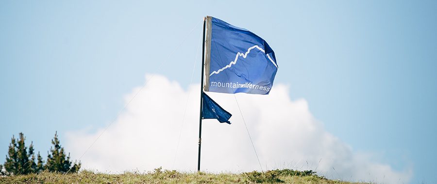 Le drapeau de l'association Mountain Wilderness flotte fièrement à Peyre Moutte, situé dans la commune de Cervières, dans les Hautes-Alpes. Ce site emblématique, en plein cœur des montagnes des Alpes du Sud, représente les actions de Mountain Wilderness pour la préservation de la nature et la lutte contre l'impact environnemental en montagne. Découvrez ce lieu magnifique et les efforts de l'association pour protéger les paysages et la biodiversité des Hautes-Alpes.