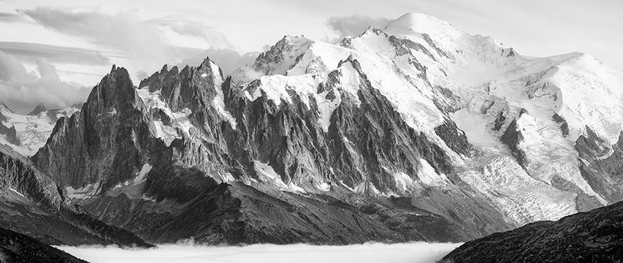 Mer de nuages Mont Blanc