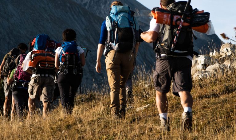 Randonneurs en montagne