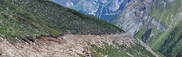 Création d'une piste de VTT à Pralognan